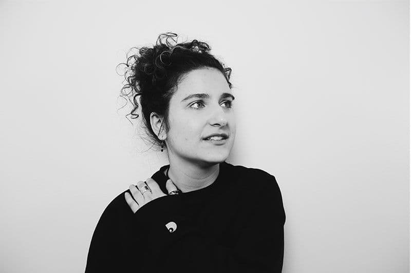 Black and white headshot of musician Ioana Iorgu